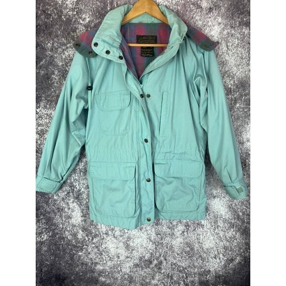 Eddie Bauer Jackets & Blazers - Vintage Eddie Bauer Jacket Womens M Wool Lined Mountain Parka Barn Chore Ski